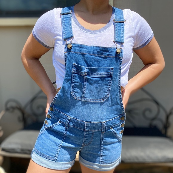 Blue Spice Denim - Overall Shorts ✨